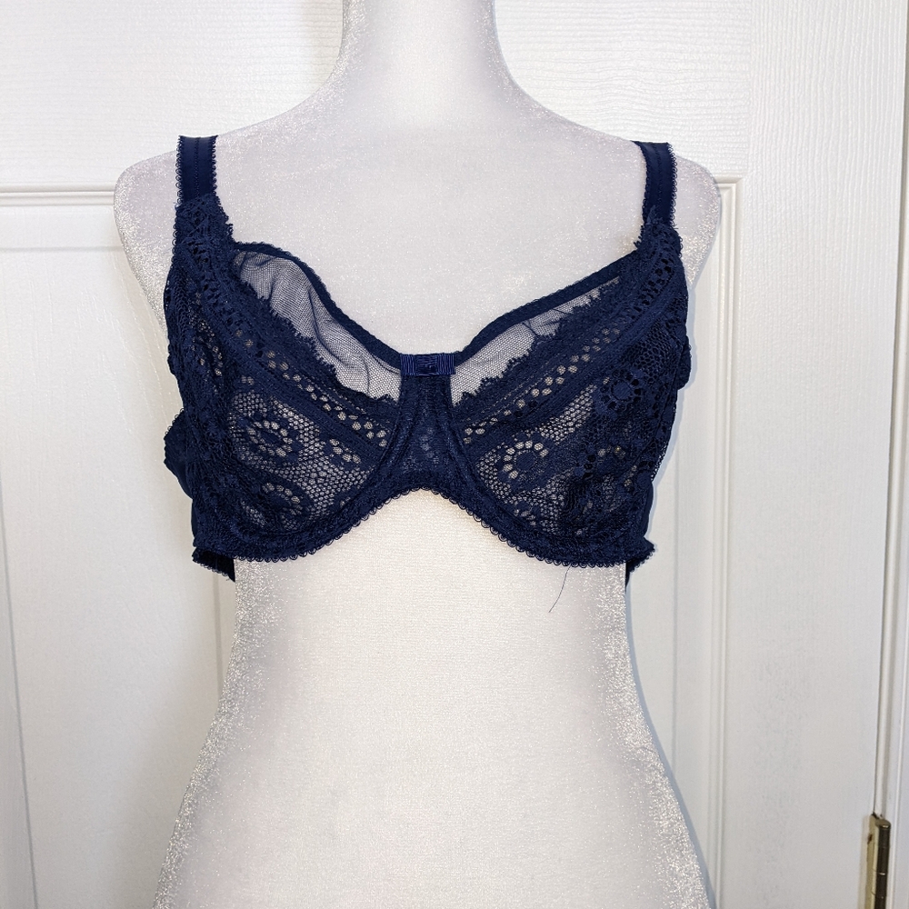 Freya blue lace bra 30G